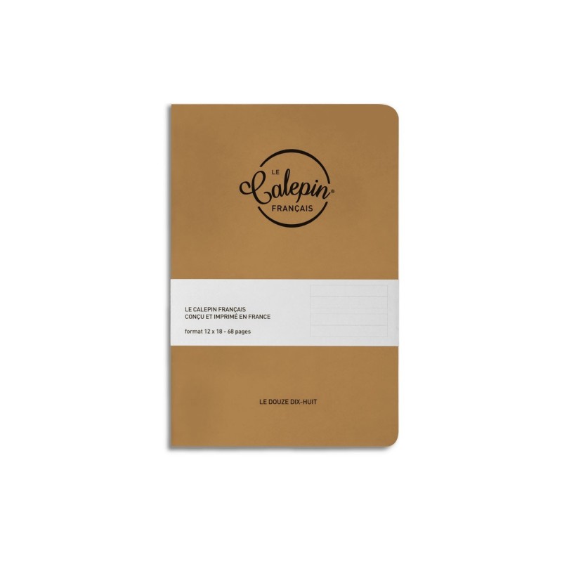 Carnet le douze dix-huit - métallique