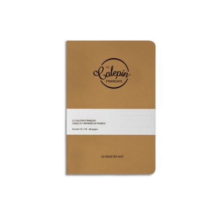 Carnet le douze dix-huit - métallique
