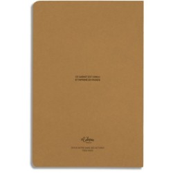 Carnet le douze dix-huit - métallique